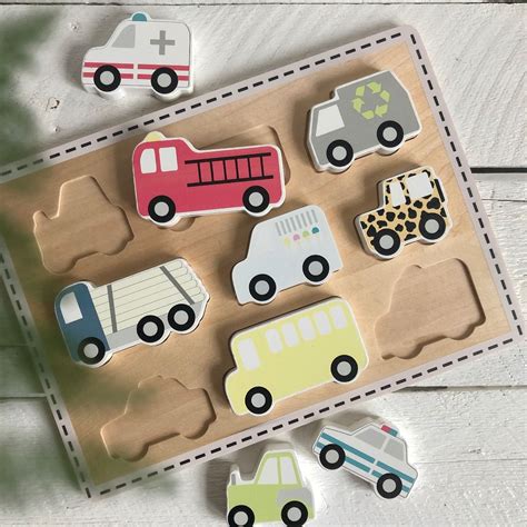 Cars Puzzle Nellies Wooden Workshop