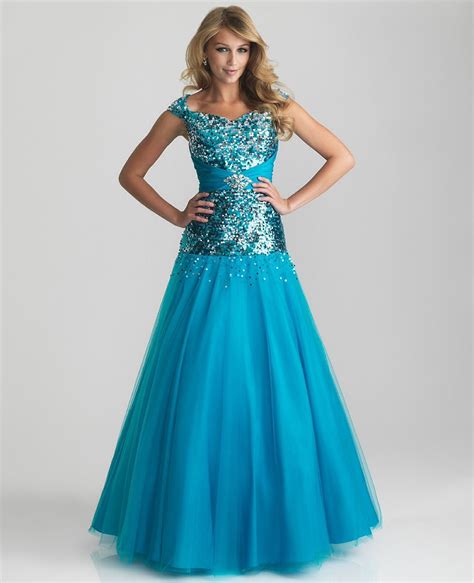 Fantastic Blue Color Prom Dresses Modest Formal Dresses Modest