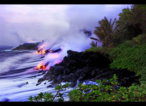 Lava Meets Water In Extreme Pictures From Hawaii Photos Huffpost