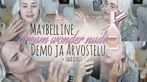 Maybelline Dream Wonder Nude Demo Arvostelu Meikkibeibi Youtube