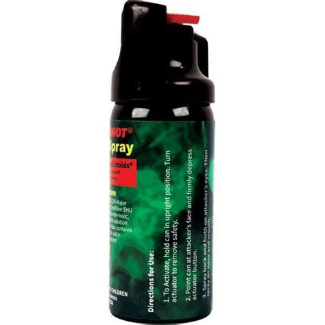 12 Mc 2 Oz Pepper Shot Pepper Spray Self Defense Mall