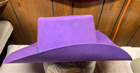 Vintage Purple Bailey Cowboy Hat Etsy