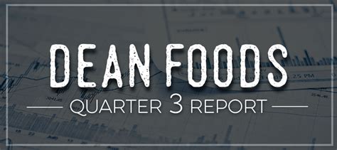 Dean foods is an american food and beverage company and the largest dairy subsidiary company in the united states. Dean Foods Company Announces Third Quarter Results | Deli ...