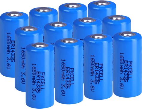 Er14335 23aa 36v 1650mah Primary Lithium Battery 12 Pack