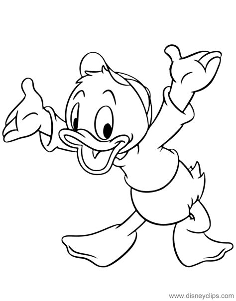 16 Huey Dewey Louie Duck Coloring Pages Free Printable Coloring Pages