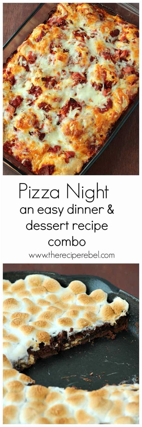 See more ideas about night dinner recipes, recipes, dinner recipes. Pizza Night: An Easy Dinner and Dessert Combo! - The ...