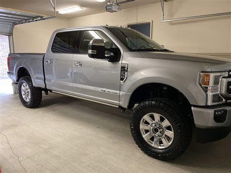 2020 F250 Iconic Silver Leveled Ford Truck Enthusiasts Forums