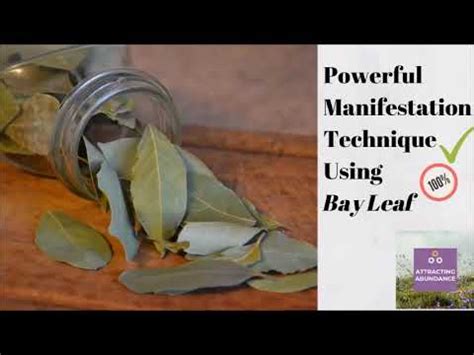 Subscribe for new videos weekly!! Power Manifestation Technique-Use Bay Leaf to Manifest ...