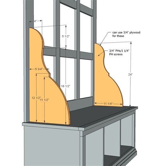 Plan Kit Ideas Ideas Plans Hall Bench