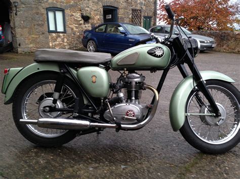 Bsa C15 250cc 1961 Green Classic Bike Very Good Condition 12 Months Mot