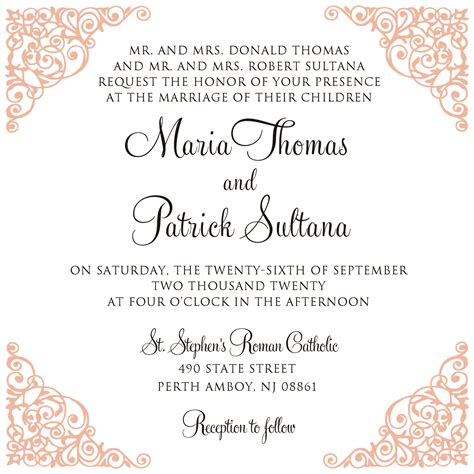 Wedding Invitation Wording And Etiquette Guides From Wedding Expert Ewi