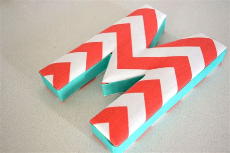 Wild chevron coral and turquoise geometric stain resistant indoor/outdoor 18 in. Pin by carol gilbert on Bedroom | Letter wall art, Fabric ...