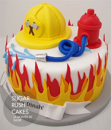 Fireman Cake Sugar Rush Cakes