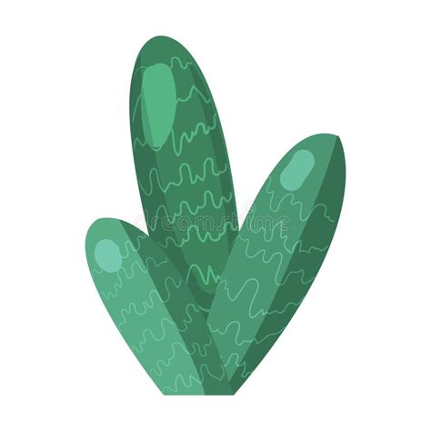 Cartoon Cactus Vector Set Of Bright Cacti Stock Vector Illustration
