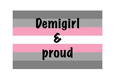 Demigirl Flag Sticker Demigirl And Proud Flag Sticker Etsy