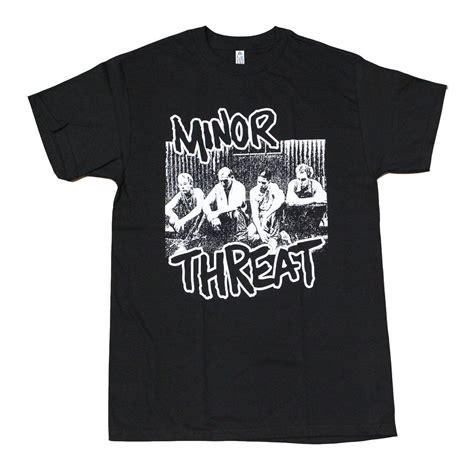 Minor Threat Punk Rock Band Mens T Shirt Black Mens Tshirts Punk