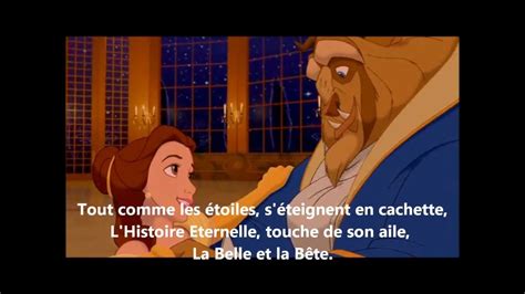 « histoire éternelle, qu'on ne croit jamais, de deux inconnus, qu'un geste imprévu, rapproche en secret… » la belle et la bête sort en salles aujourd'hui. La Belle et la Bête - Histoire Eternelle - YouTube