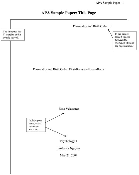 Apa Paper Template Cyberuse