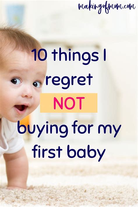 10 Things I Regret Not Buying For My Baby Artofit