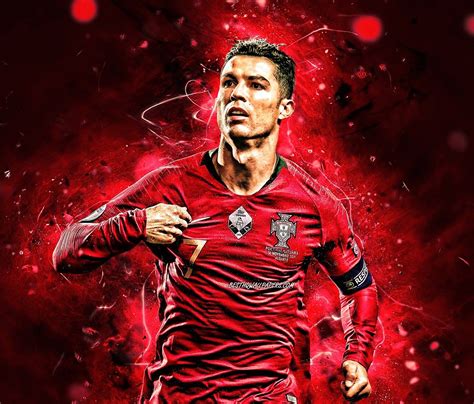 Cristiano Ronaldo 2019 Goal Portugal National Team Close Up Soccer