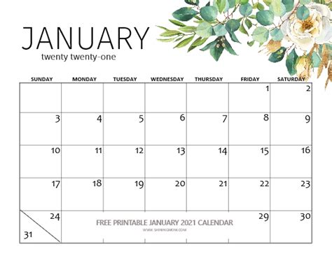 New instagram features january 2021. FREE Printable January 2021 Calendar: 12 Awesome Designs to Use!