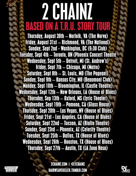 2 Chainz Based On A Tru Story Tour Dates Rap Radar