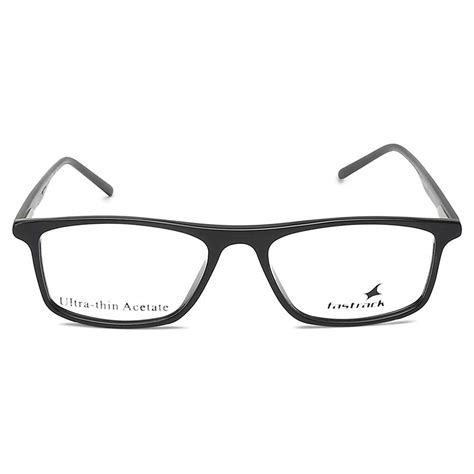 Black Rimmed Wayfarer Unisex Eyeglasses Fastrack