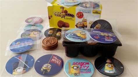 Despicable Me 7 Days Chipicao Biscuits Minions Play Caps Youtube
