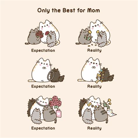 Only The Best For Mom Pusheen Pusheen Cute Pusheen Cat Pusheen