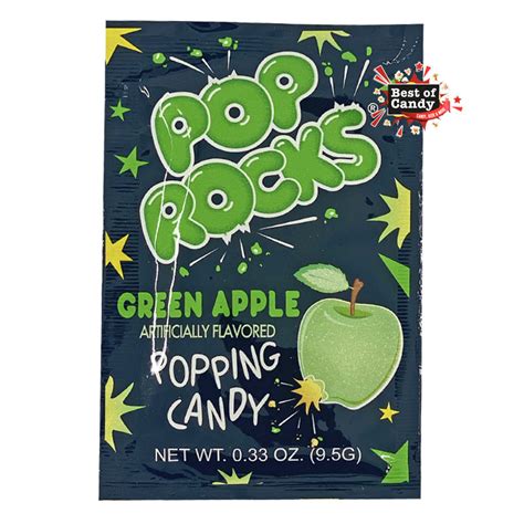 Pop Rocks I Green Apple Crackling Candy I 95g