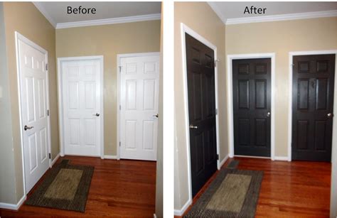 Black Interior Doors Before And After Interior Design And Decor