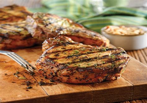 Pork shoulder al diavolo recipe. Grilled Pork Chops w/ Basil-Garlic Rub Recipe | Recipes from Pork Be Inspired | Pork recipes ...
