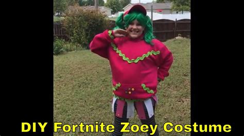 Fortnite Zoey Skin In Real Life Easy Fortnite Costume Cosplay Youtube