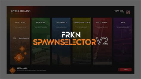 Advanced Ui Spawn Selector Frkn Spawnselectorv2 Releases Cfxre