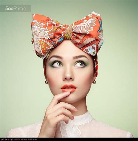 Portrait Of Beautiful Young Woman With Bow By Oleg Gekman 500px Prime