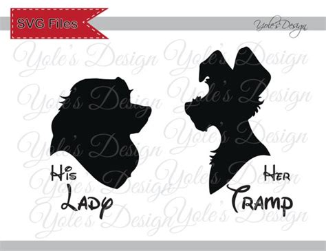 Instant Download Lady And Tramp His Her Disney Inspired