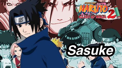 Naruto Clash Of Ninja 2 Sasuke One Player Mode 1080p60fps Youtube