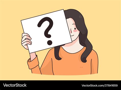 Question Doubt Asking Concept Royalty Free Vector Image