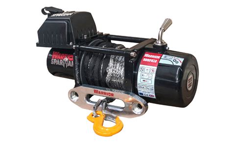 warrior spartan 5000 12v electric winch with steel rope ninja power tools