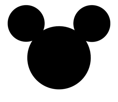 Mickey Mouse Head And Ears Mickey Mouse Head Svg Transparent Png