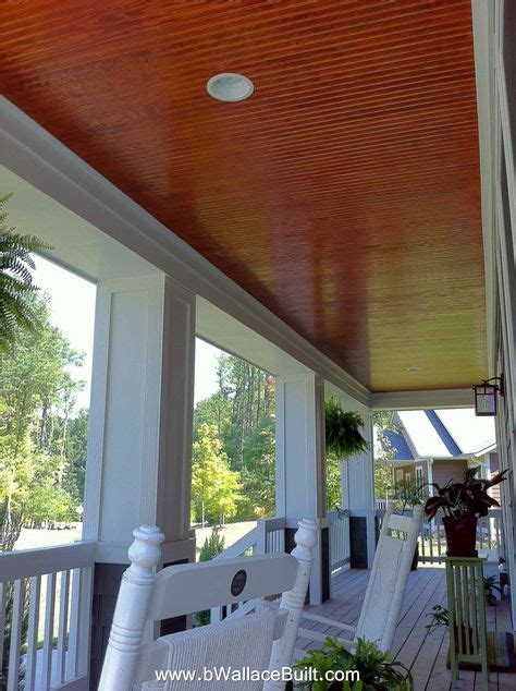 11 Bead Board Front Gable Ceiling Ideas Porch Ceiling House Exterior