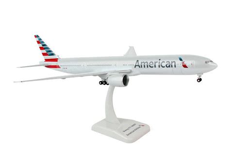 Hogan American Airlines New Livery 777 300 1200 Scale Model W Gears