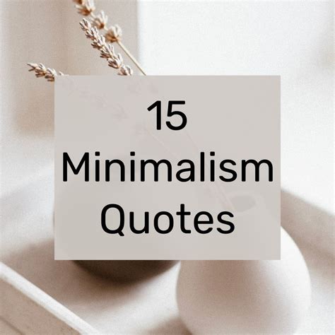 15 Amazing Minimalism Quotes The Million Dollar Mama
