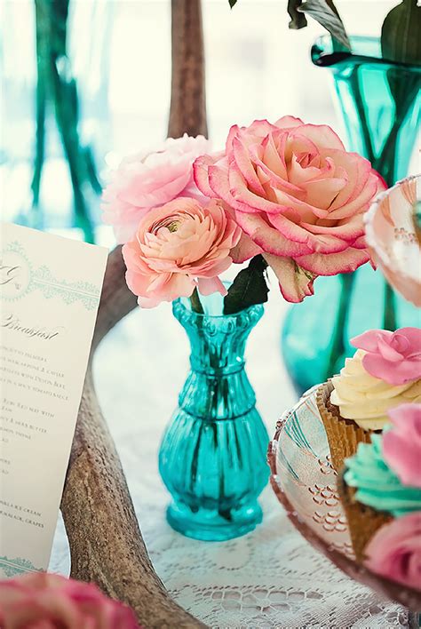 Today, the white wedding dress has ceased to be an essential attribute of celebration of marriage. Turquoise Wedding Decorations | Wedding Ideas By Colour | CHWV