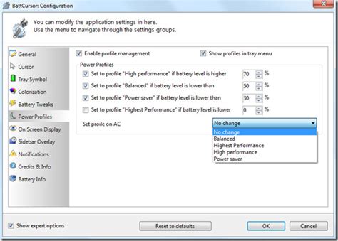 Fully Configurable Laptop Battery Manager For Windows 7 And 8