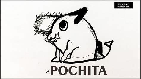 Cara Gambar Pochita Chainsaw Man Dengan Mudah Cara Menggambar Anime
