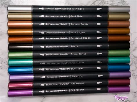 Spectrum Noir Metallic Markers Review: Perfect for Lettering & Drawing ...