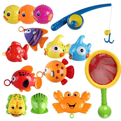 Baby Educational Toys Fishing Toy Rod Net Set Outdoor Bath Aliexpress