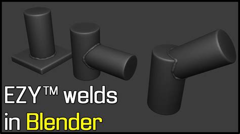 How To Make Easy Welds In Blender Youtube