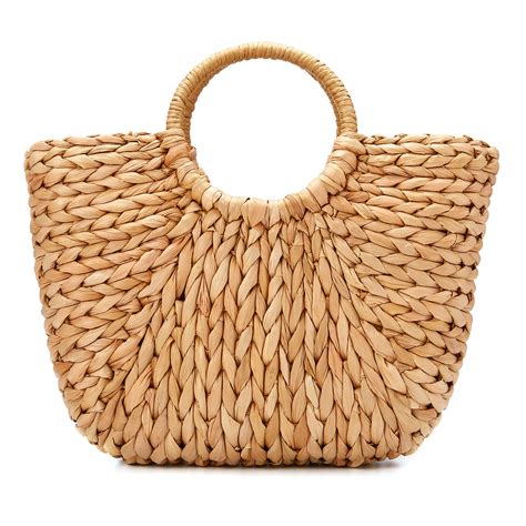 Hand woven, natural, charms bag, leather sole, made with purse string knitted, handmade crossbody bags for women. Straw Bag Women Summer Rattan Bag Handmade Woven Circle ...